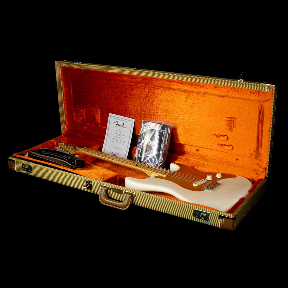 Used 2004 Fender Custom Shop El Cabron Light Relic Electric Guitar Transparent Blonde — 7