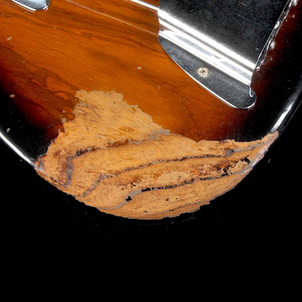 Fender Custom Shop 1951 Roasted Precision Bass Heavy Relic Electric Bass 2-Tone Sunburst — 6