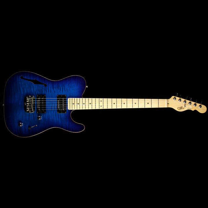 Used 2013 G&L USA ASAT Deluxe Semi-Hollow Electric Guitar Blueburst