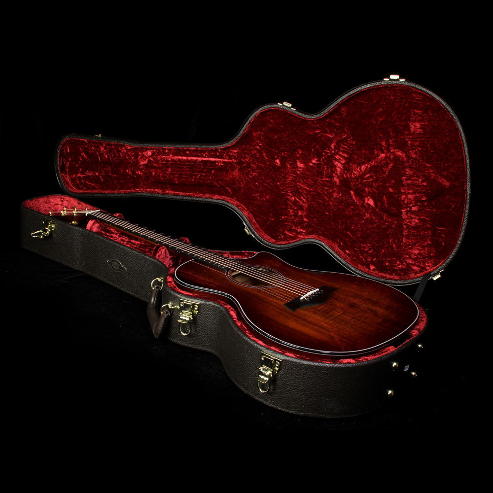 Taylor Custom 714ce Koa Music Zoo Exclusive Acoustic/Electric Guitar Shaded Edgeburst — 4