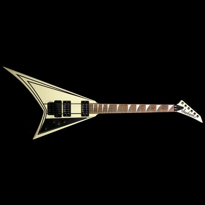 Used Jackson Rhoads RR5 Electric Guitar Cream with Black Pinstripes