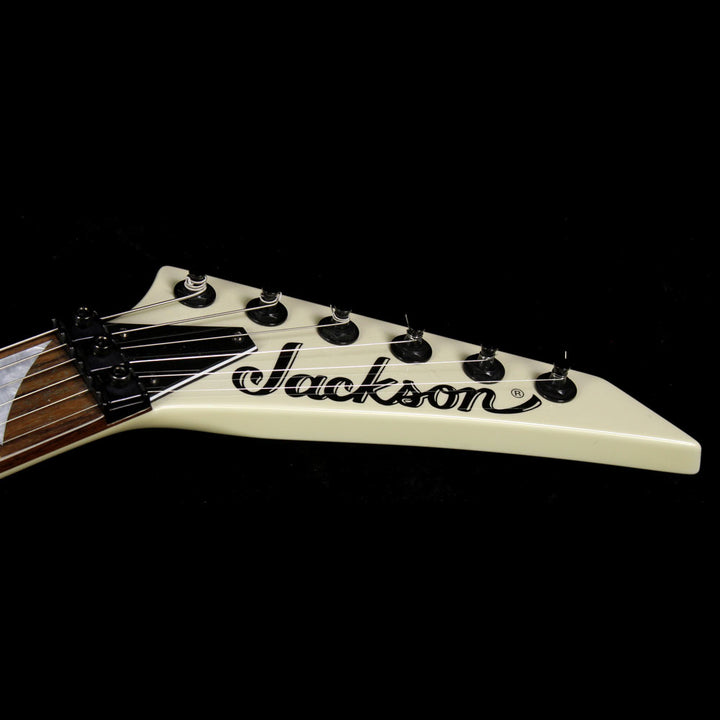 Used Jackson Rhoads RR5 Electric Guitar Cream with Black Pinstripes