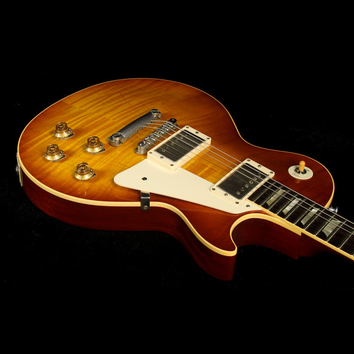 Used 2009 Gibson Custom Shop Burst Brothers 1959 Les Paul Reissue Electric Guitar Honey Tea Burst