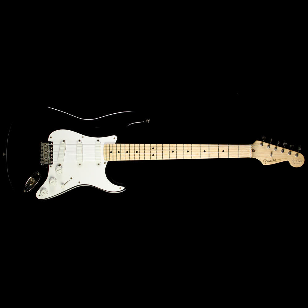 Used 1991 Fender Eric Clapton Stratocaster Electric Guitar Black — 2