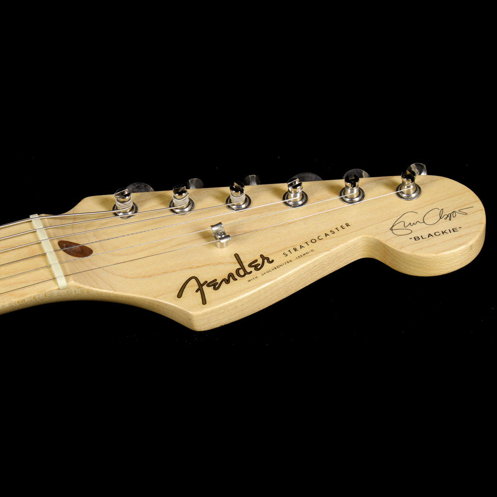 Used 1991 Fender Eric Clapton Stratocaster Electric Guitar Black — 4