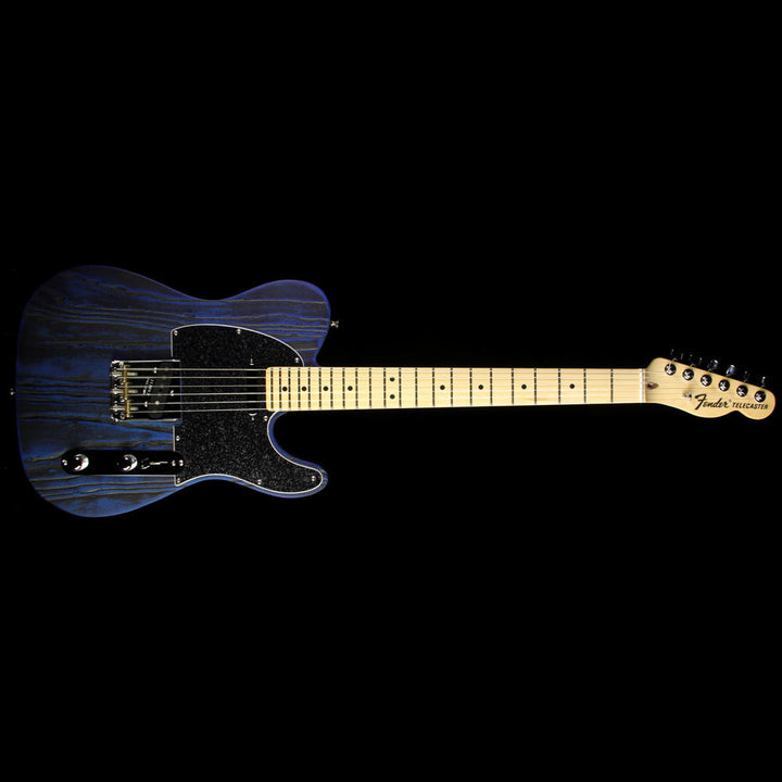 Used 2014 Fender Limited Edition Sandblasted Telecaster Electric Guitar Sapphire Blue