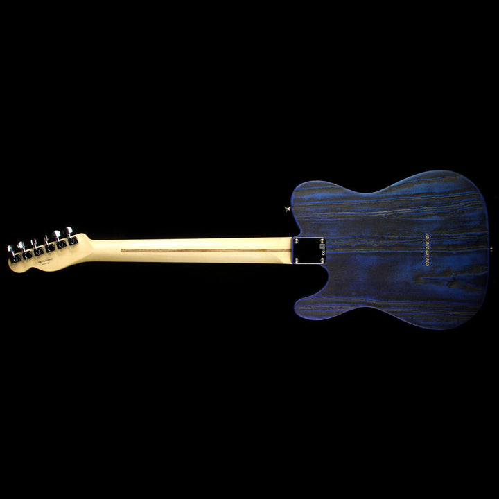 Used 2014 Fender Limited Edition Sandblasted Telecaster Electric Guitar Sapphire Blue