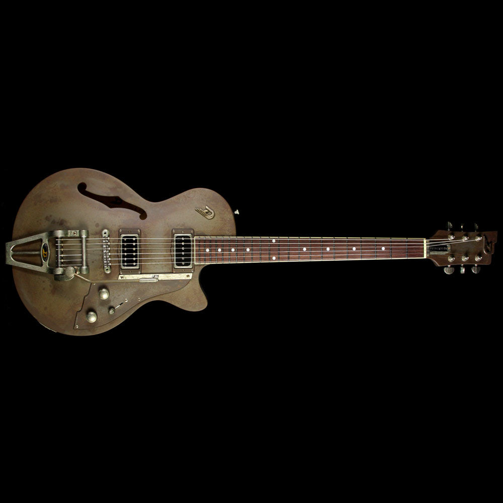 Used 2016 Duesenberg Custom Shop StarPlayer TV Electric Guitar Rusty Steel — 2