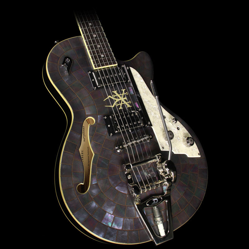 Used Duesenberg Alliance Series Soundgarden Electric Guitar Black Hole Sun Pearl — 1