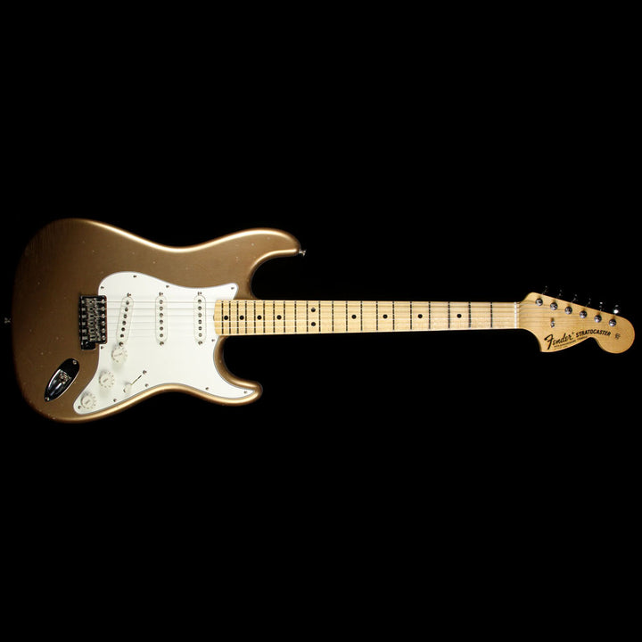 Used Fender Custom Shop Builder Select Greg Fessler 1969 Stratocaster Electric Guitar Firemist Gold