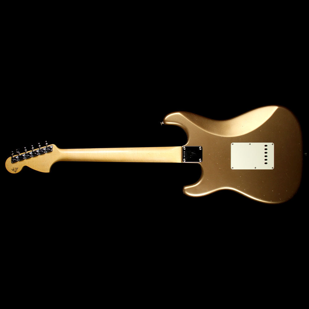 Used Fender Custom Shop Builder Select Greg Fessler 1969 Stratocaster Electric Guitar Firemist Gold — 3