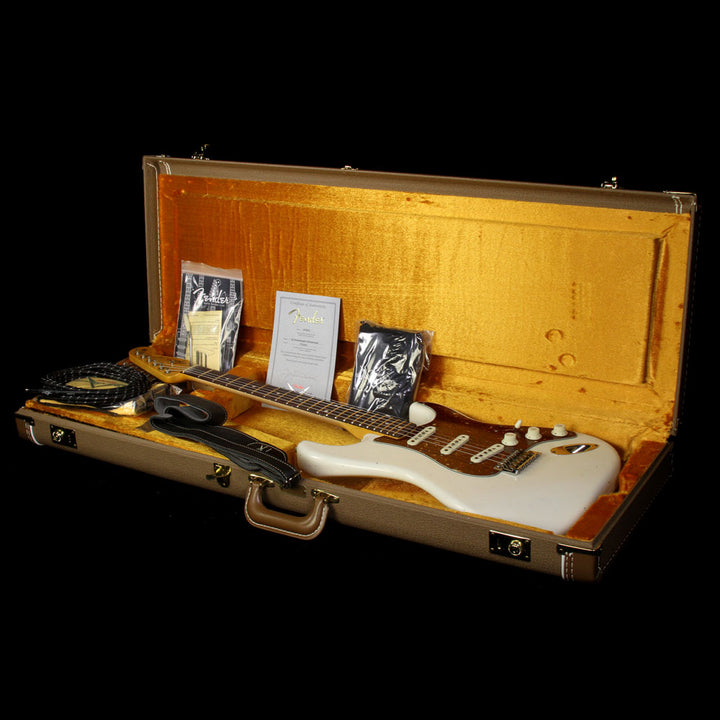 Fender Custom Shop Builder Select Yuriy Shishkov 1963 Stratocaster Electric Guitar Arctic White