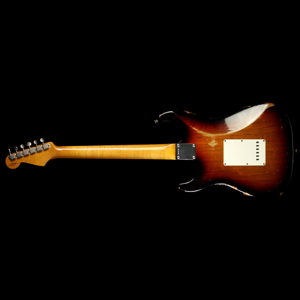 Used 2016 Fender Custom Shop '60s Roasted Ash Stratocaster Relic Electric Guitar Relic 3-Tone Sunburst — 3