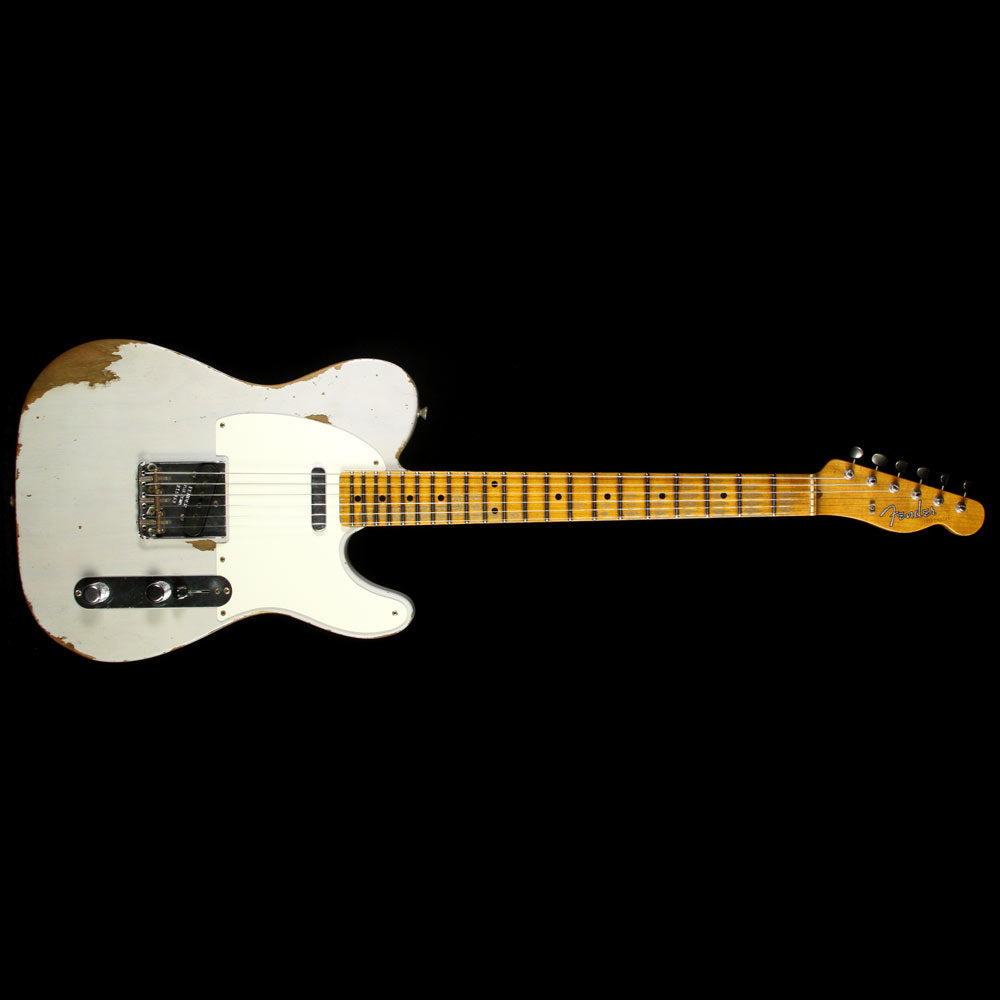 Fender Custom Shop 1957 Roasted Ash Telecaster Heavy Relic Electric Guitar White Blonde — 2