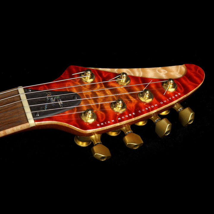 Used 2002 Brian Moore DC-1P Electric Guitar Cherry Sunburst