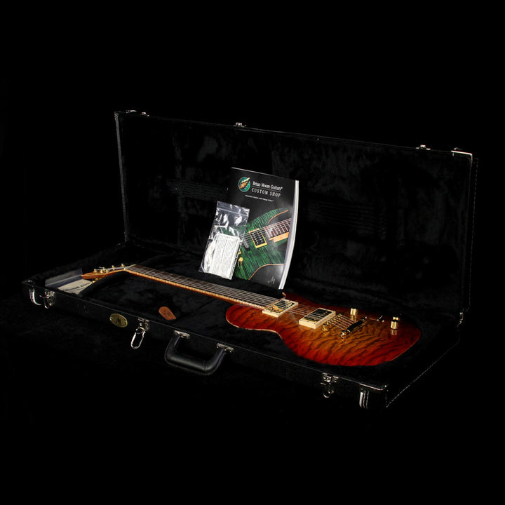 Used 2002 Brian Moore DC-1P Electric Guitar Cherry Sunburst