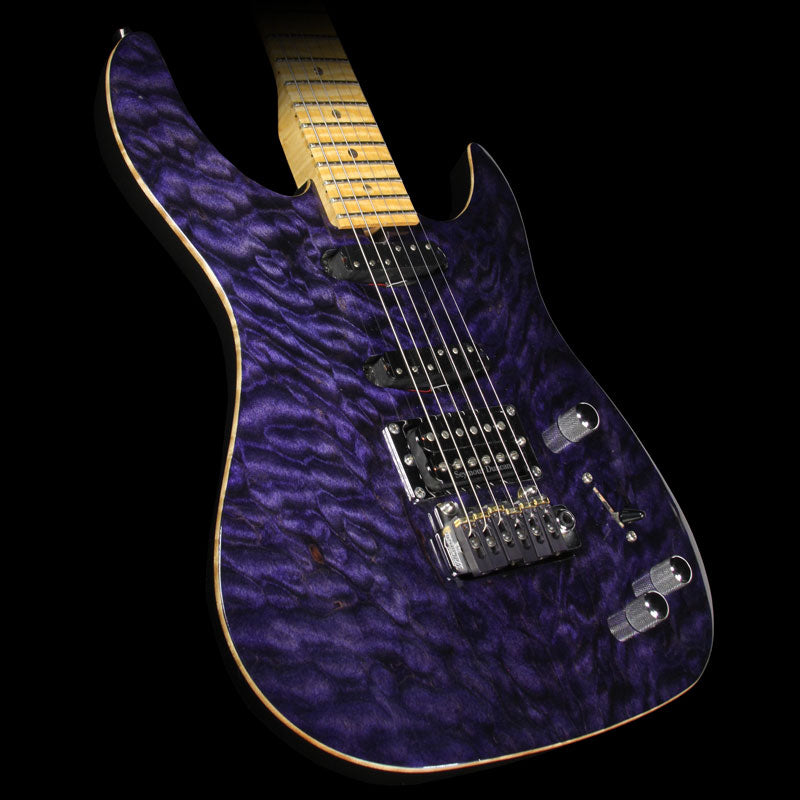 Used 2008 Brian Moore C90P Electric Guitar Transparent Purple — 1