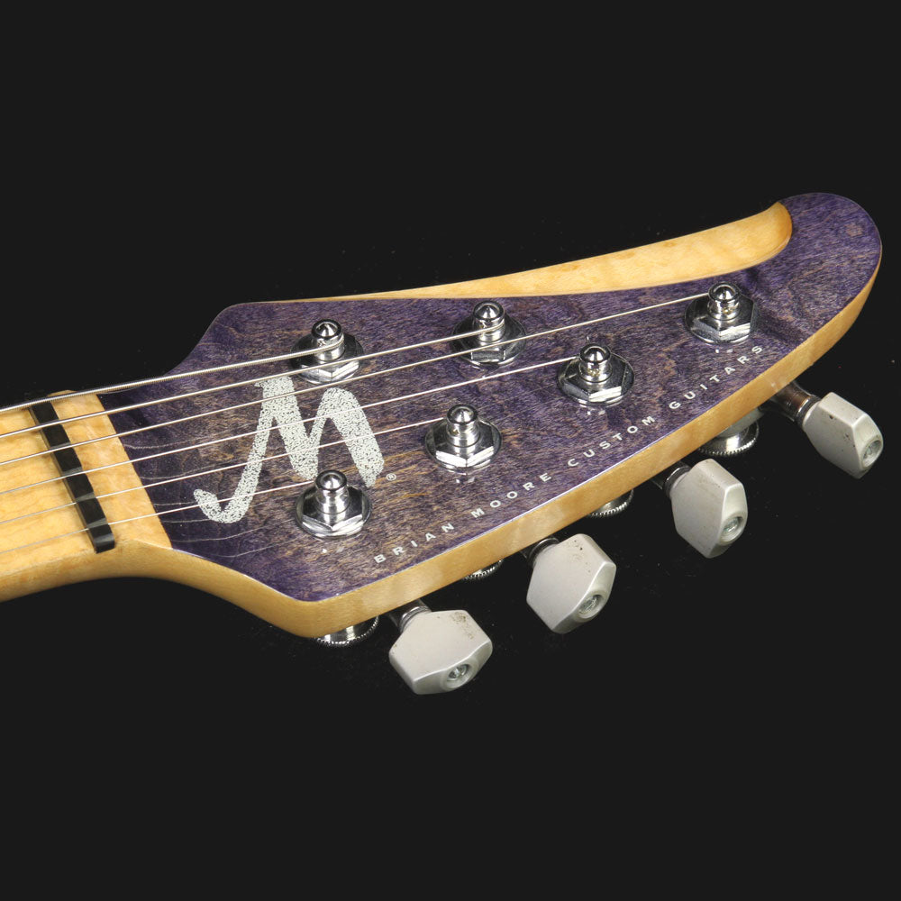 Used 2008 Brian Moore C90P Electric Guitar Transparent Purple — 4