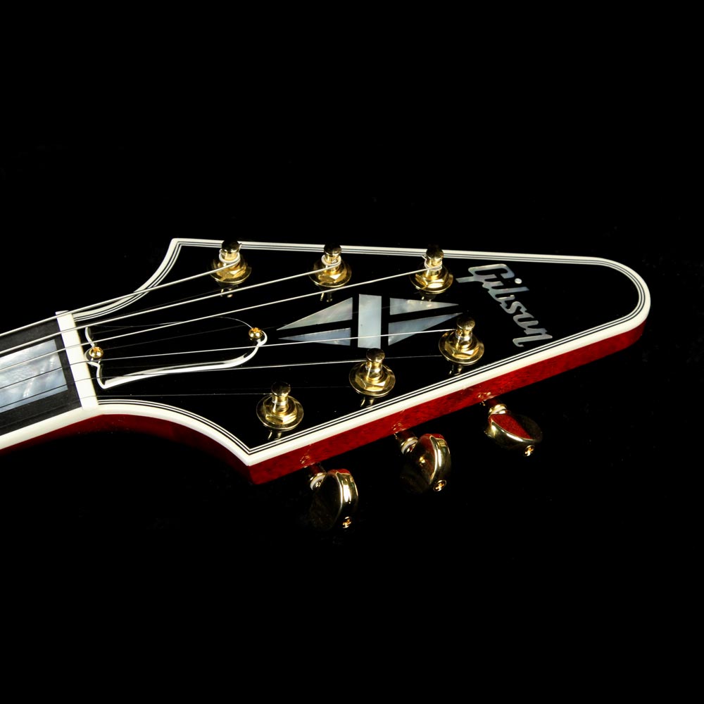 Gibson Custom Shop Flying V Custom Electric Guitar Faded Cherry — 4
