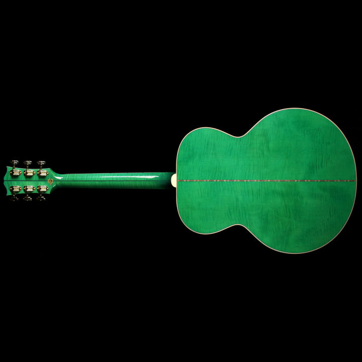 Used Gibson Montana SJ-200 Acoustic Guitar Sea Green