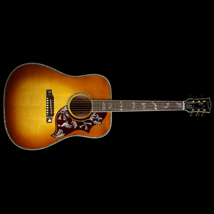 Gibson Montana Hummingbird Custom Acoustic Guitar Heritage Cherry Sunburst