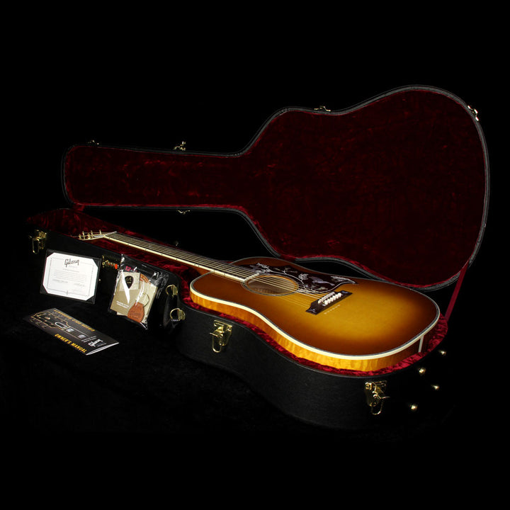 Gibson Montana Hummingbird Custom Acoustic Guitar Heritage Cherry Sunburst