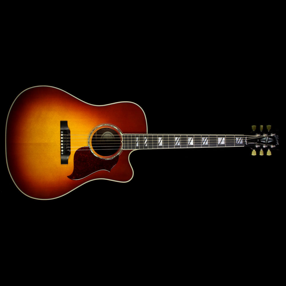 Gibson Montana Songwriter Cutaway Progressive Acoustic Guitar Autumn Burst — 2
