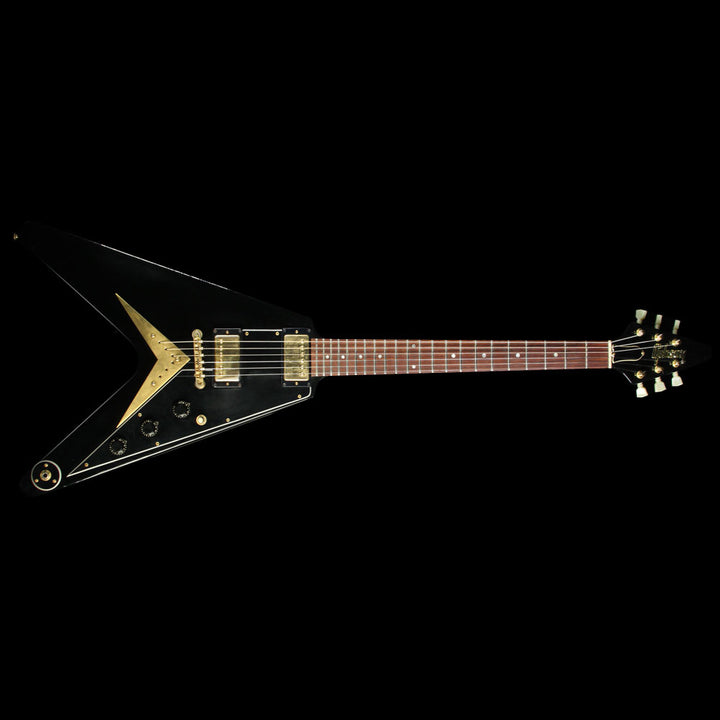 Used 1982 Gibson Heritage Series Korina Flying V Electric Guitar Black