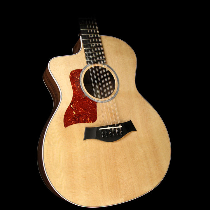 Taylor 254ce-DLX 12-String Grand Auditorium Left-Handed Acoustic Guitar Natural