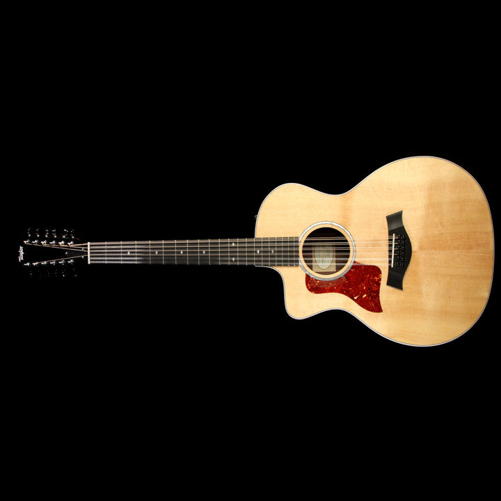 Taylor 254ce-DLX 12-String Grand Auditorium Left-Handed Acoustic Guitar Natural