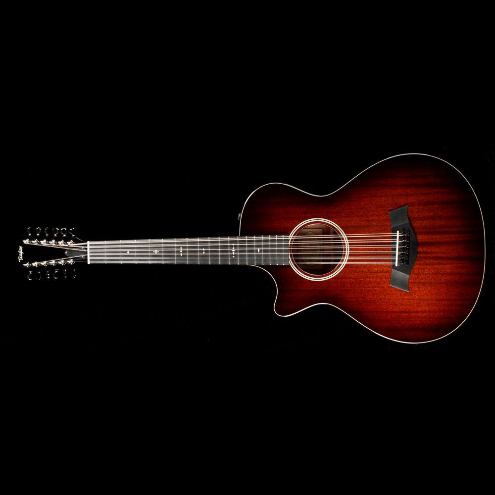 Taylor 562ce 12-Fret Grand Concert 12-String Left-Handed Acoustic Guitar Shaded Edgeburst — 2