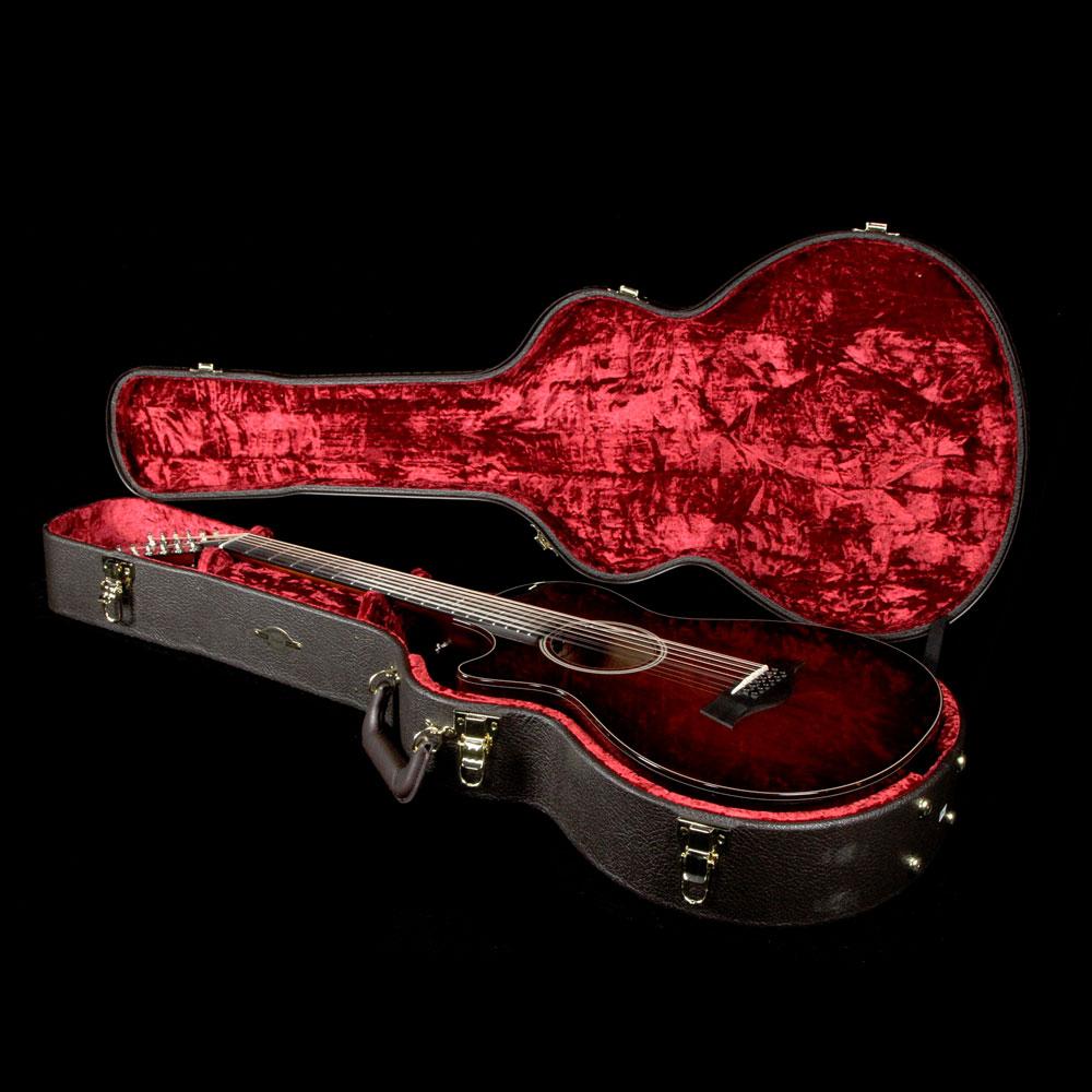 Taylor 562ce 12-Fret Grand Concert 12-String Left-Handed Acoustic Guitar Shaded Edgeburst — 8