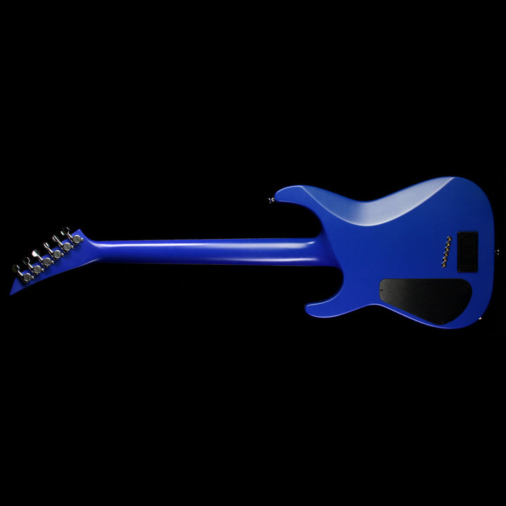 Used 2014 Jackson Custom Shop Satin Soloist Electric Guitar Blue Satin