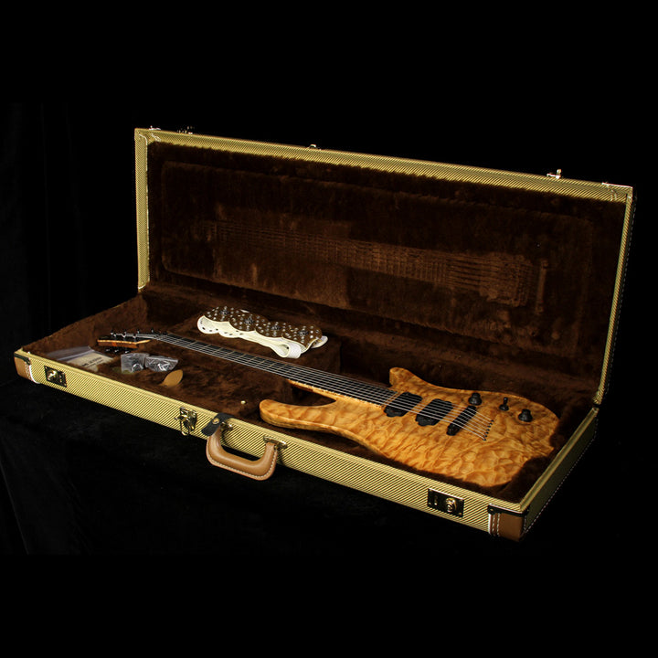 Used 2011 New Orleans Guitar Company 7-String Quilt Top Electric Guitar
