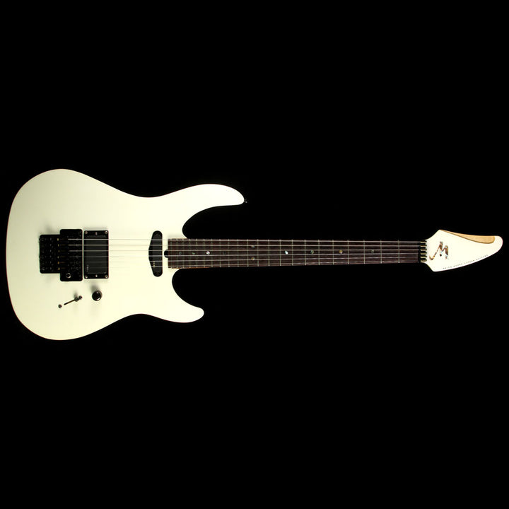 Used 2004 Brian Moore C90 EMG Electric Guitar Pearl White