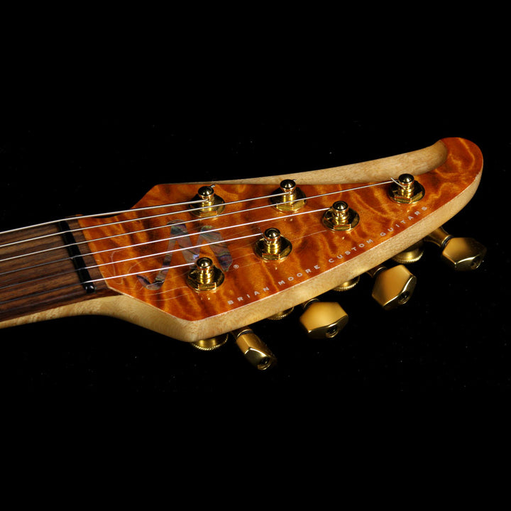 Used 2006 Brian Moore C90-P Hollowbody Electric Guitar Copperhead