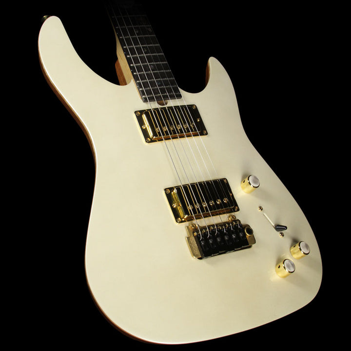 Used 2002 Brian Moore Custom C55P Limited Edition Electric Guitar Pearl White