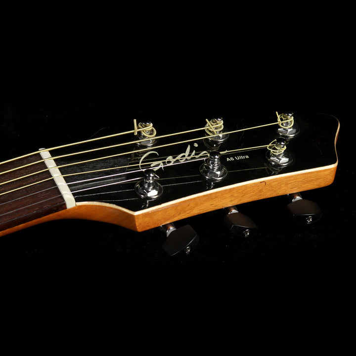 Used 2015 Godin A6 Ultra Electric Guitar Cognac Burst
