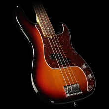 Used 2015 Fender American Standard Precision Bass Electric Bass Guitar Three-Tone Sunburst