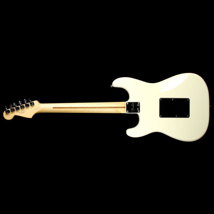 Used 2014 Fender Standard Stratocaster HSS with Floyd Rose Electric Guitar White