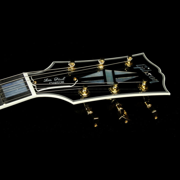 Used Gibson Custom Shop Made 2 Measure 3-Pickup Les Paul Custom Electric Guitar Ebony