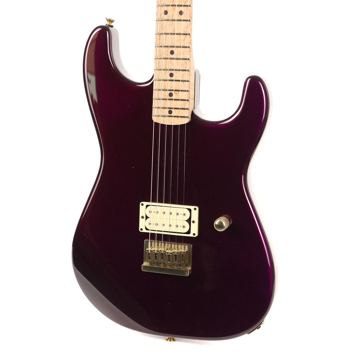 Charvel Custom Shop San Dimas Hardtail Masterbuilt Red Dave Midnight Purple — 7