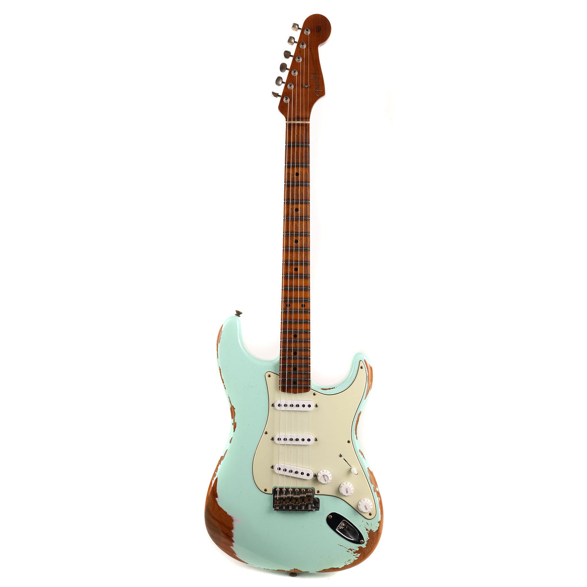 Fender Custom Shop NoNeck 50s Stratocaster Music Zoo Exclusive Heavy Relic Surf Green — 2