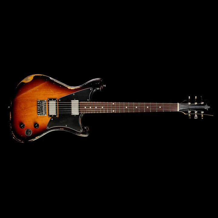Wild Custom Guitars Wildmaster Foil Pickup Electric Guitar Relic Sunburst