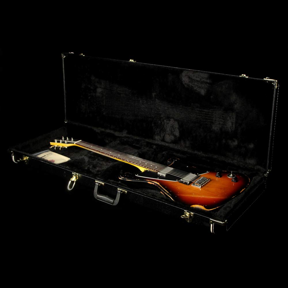 Wild Custom Guitars Wildmaster Foil Pickup Electric Guitar Relic Sunburst — 5