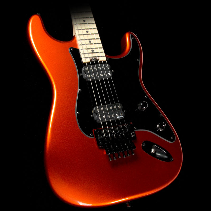 Used Charvel Custom Shop So Cal 2H Electric Guitar Candy Tangerine with Matching Headstock — 1