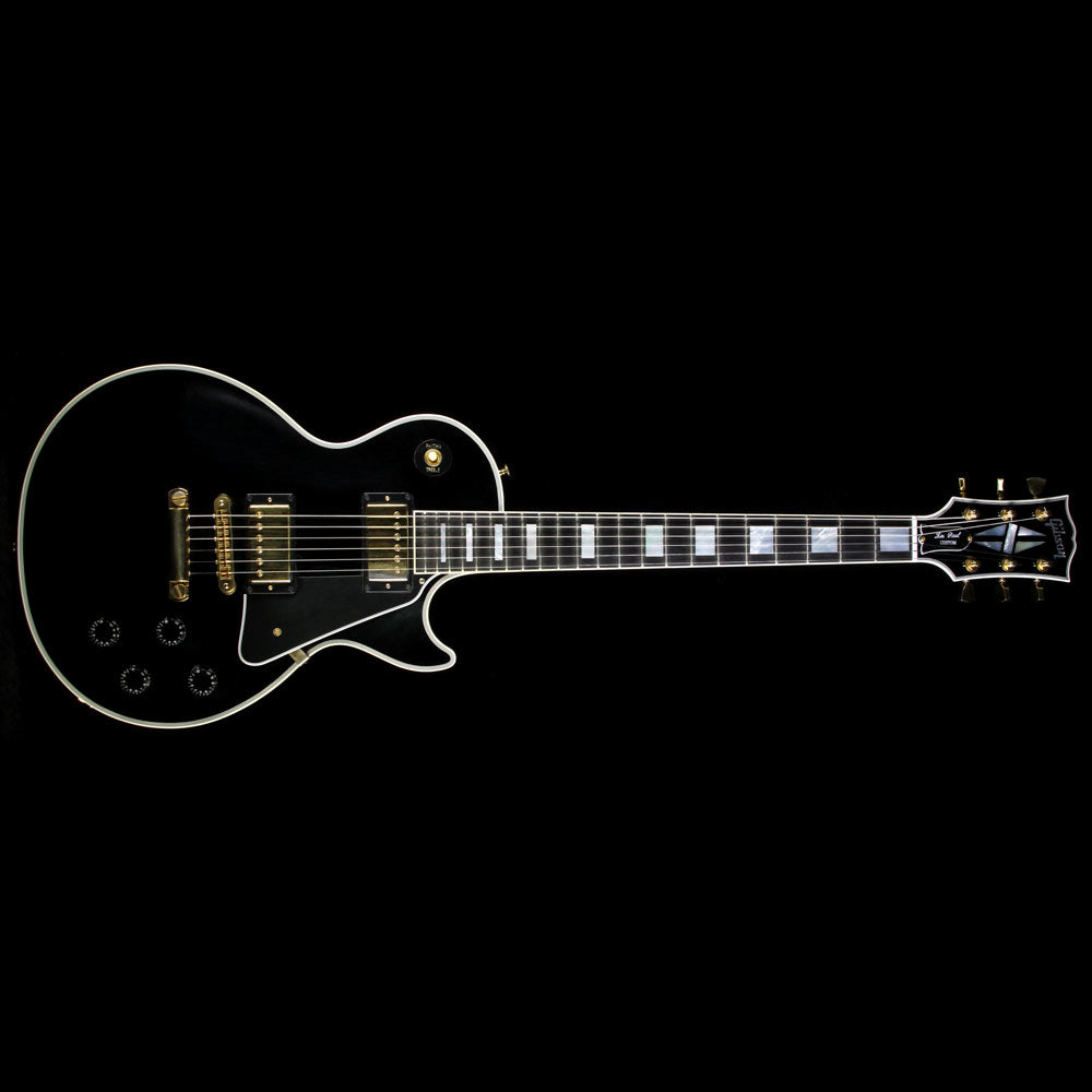 Used 2010 Gibson Custom Shop Les Paul Custom Electric Guitar Ebony — 2