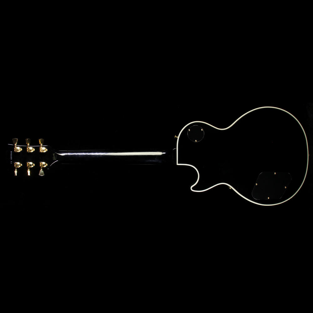 Used 2010 Gibson Custom Shop Les Paul Custom Electric Guitar Ebony — 3