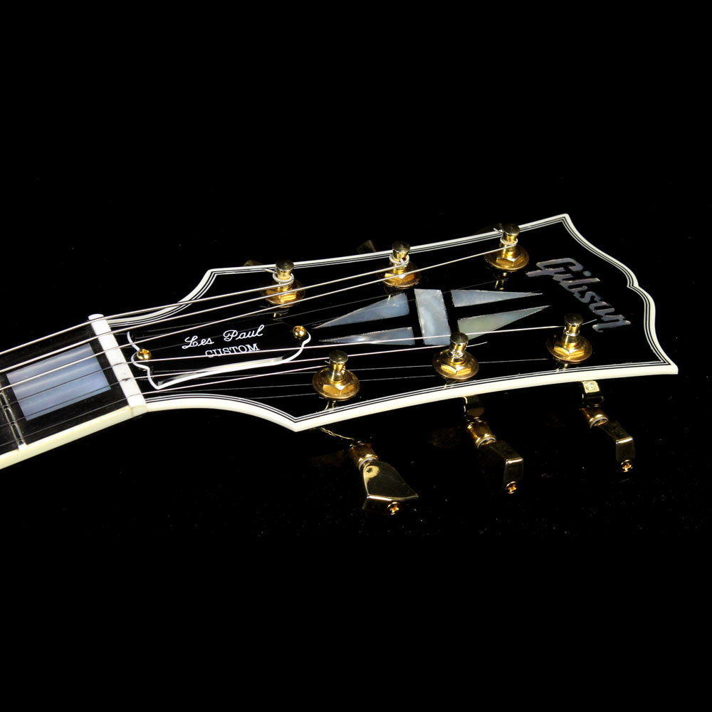 Used 2010 Gibson Custom Shop Les Paul Custom Electric Guitar Ebony — 4