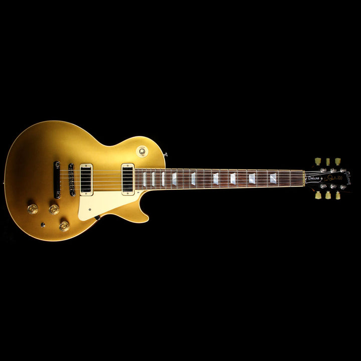 Used 2015 Gibson Les Paul Deluxe Electric Guitar Goldtop